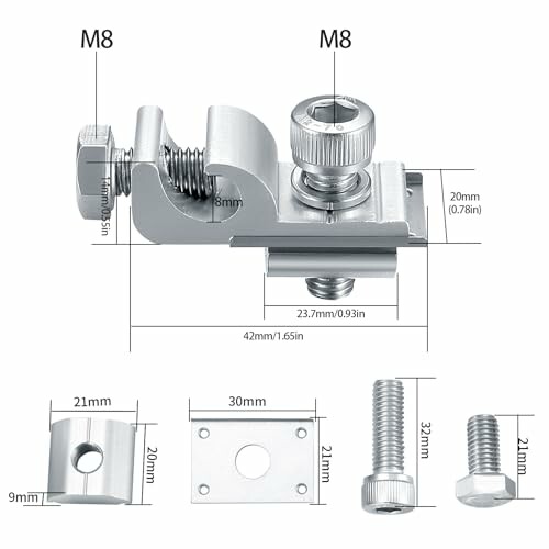 6 Stk Solarpanel Erdungsclips