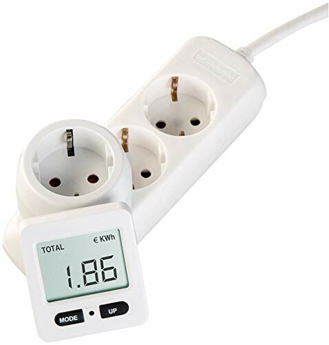 Digitaler Energiemesser mit Steckdosenleiste