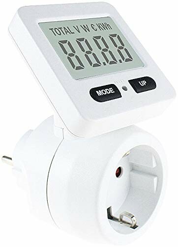 Digitaler Stromzähler-Stecker mit Display