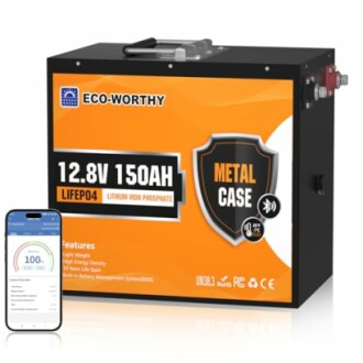 ECO-WORTHY LiFePO4 150Ah 12V Batterie