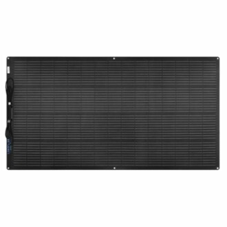 Flexibles Solarpanel mit Kabeln