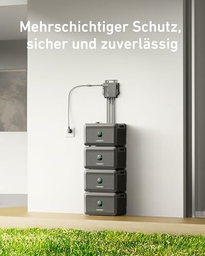 Mehrschichtiger Schutzsystem an der Wand montiert