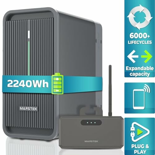Marstek B2500 Speicherbatterie mit modernem Design