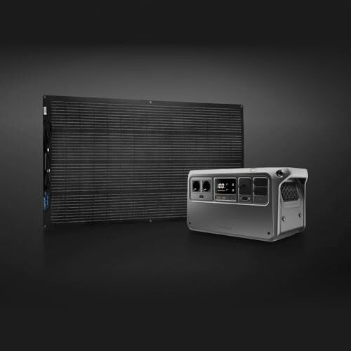 Tragbare Powerstation mit Solarpanel