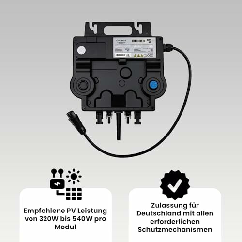 Solaranlage-Wechselrichter mit deutscher Zulassung.