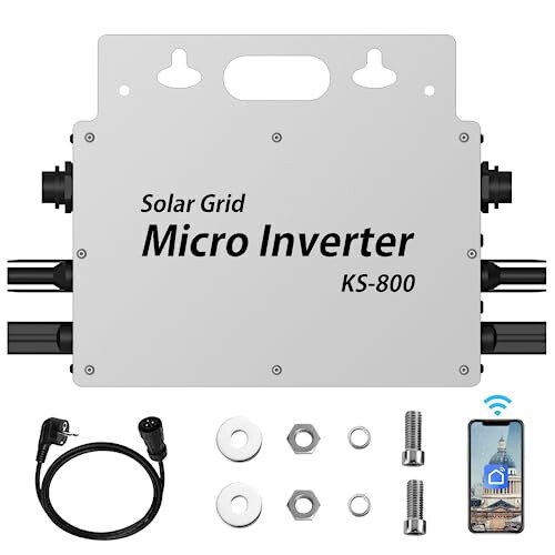 Solar Mikro-Wechselrichter KS-800 mit Zubehör