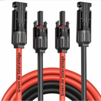 Solarmodul-Verbindungskabel mit Steckern