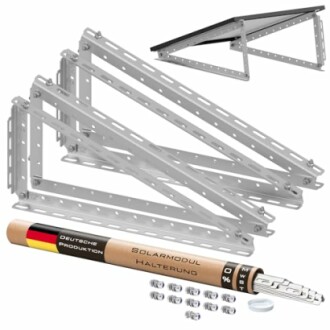 Montagehalterungen für Solarmodule aus Metall