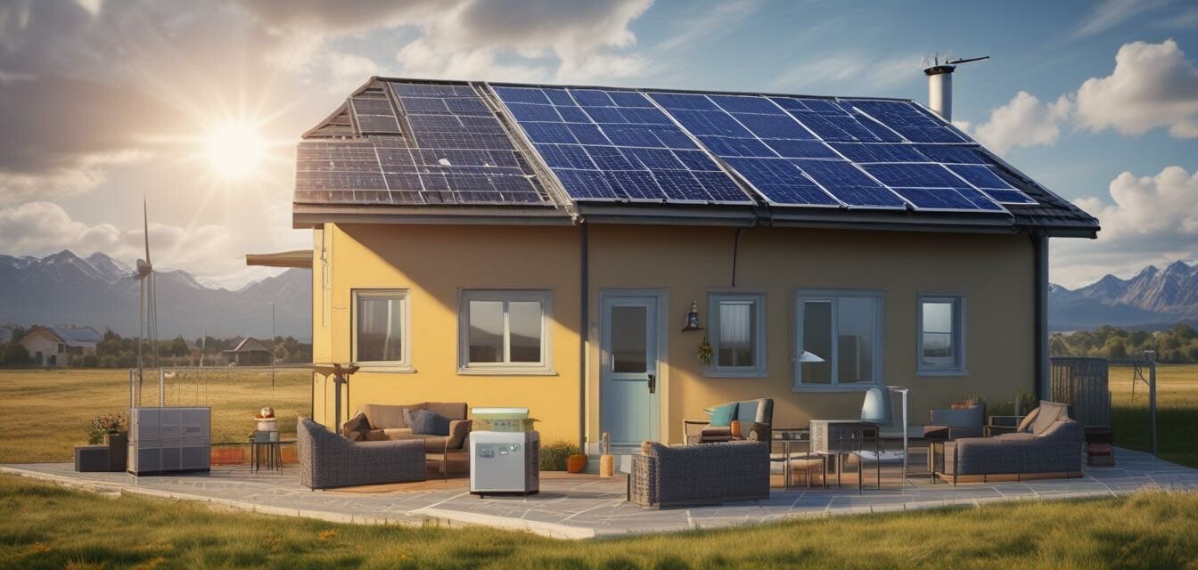Diagram of solar energy components